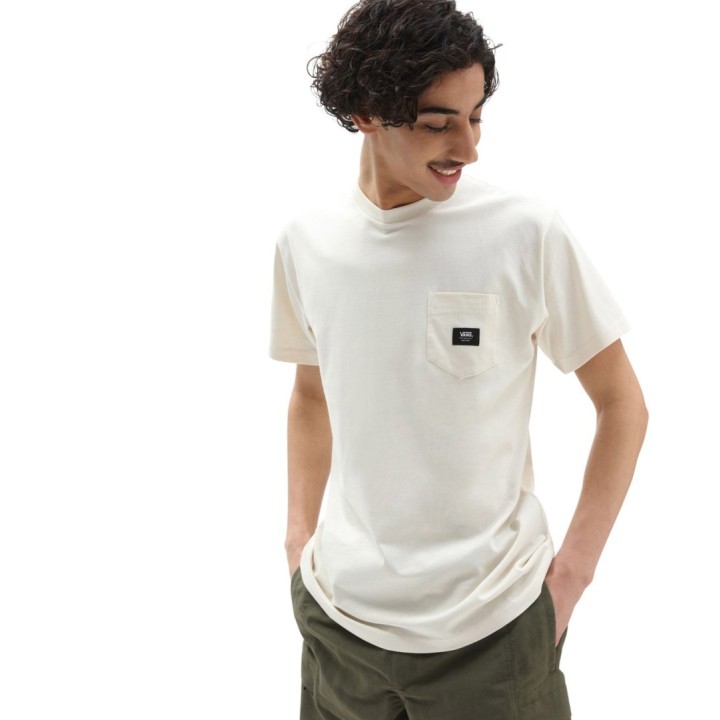 Vans Woven Patch Pocket T-shirt White- VN0A5KD93KS