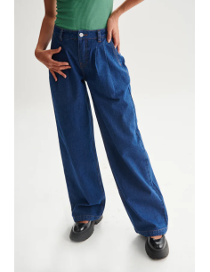 24COLOURS Blue Pants Γυναικείο Τζιν Παντελόνι - 80351-blue 2