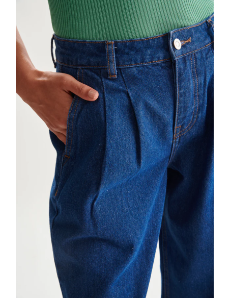 24COLOURS Blue Pants Γυναικείο Τζιν Παντελόνι - 80351-blue