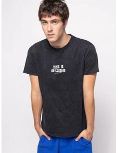 Kaotiko Unisex T-shirt WASHED ILLUSION - AO022-01-G002