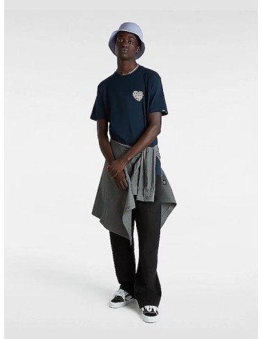 Vans T-Shirts No Players SS Tee Navy-...