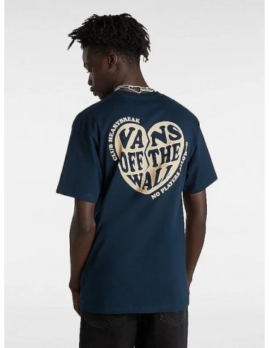 Vans T-Shirts No Players SS Tee Navy-...