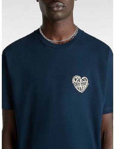 Vans T-Shirts No Players SS Tee Navy-...