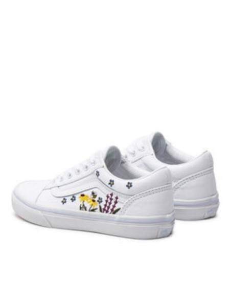 Vans Sneakers Jn Old Skool Floral Λευκά - VN0A4UHZAHP1