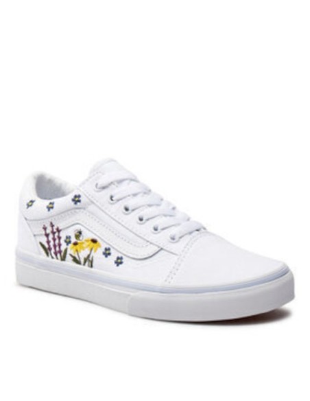 Vans Sneakers Jn Old Skool Floral Λευκά - VN0A4UHZAHP1