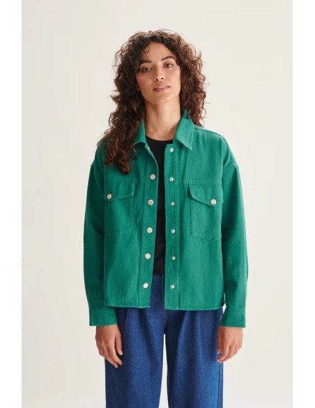 24COLOURS Γυνακείο Jacket Πράσινο - 90456a