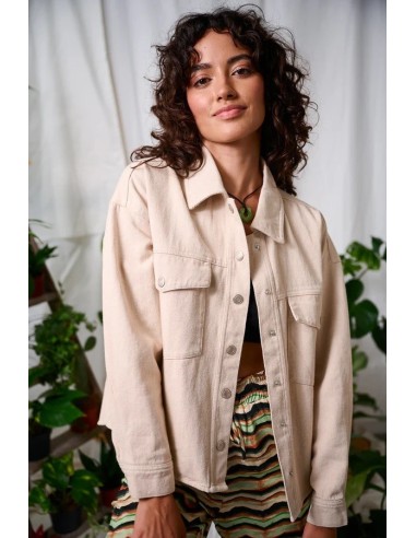 24COLOURS Γυνακείο Jacket Beige - 90456b