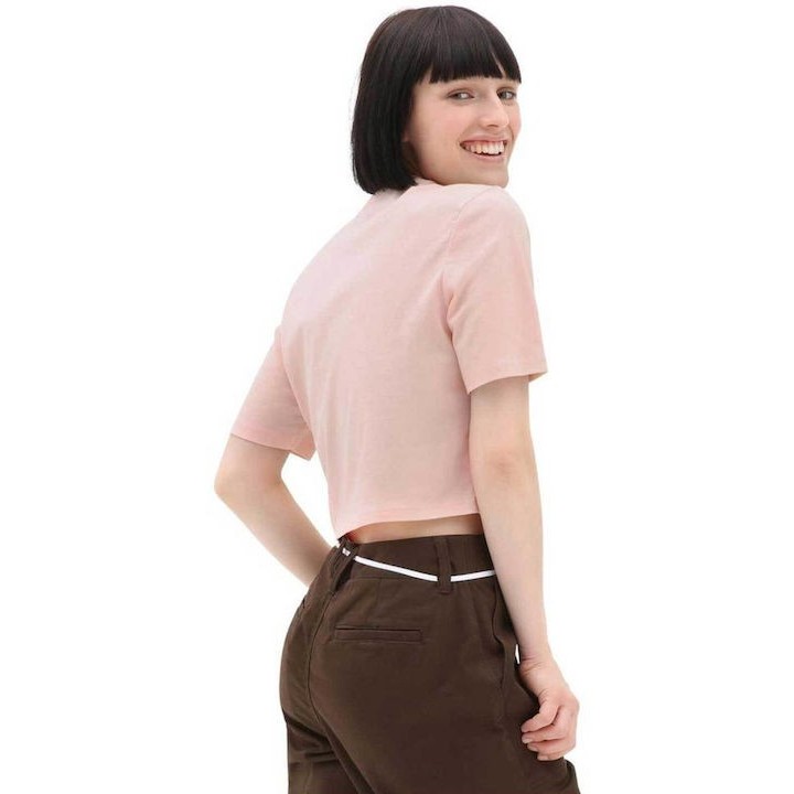 Vans Resort Mix Crop Tee Peach - VN0003PPN4N