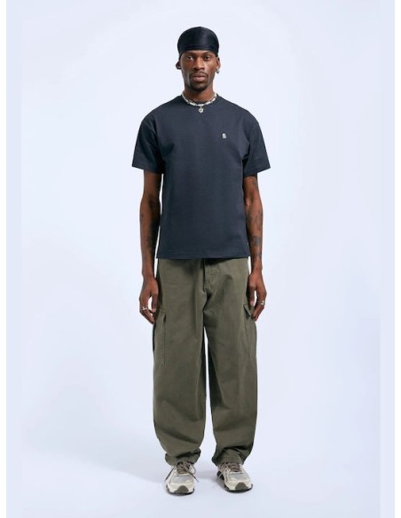 Dr Denim Ανδρικό T-shirt Κοντομάνικο Off Black DD Global - 1941116