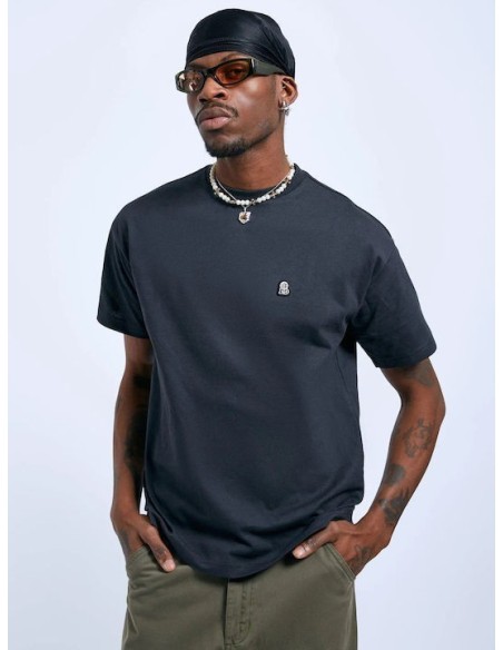 Dr Denim Ανδρικό T-shirt Κοντομάνικο Off Black DD Global - 1941116