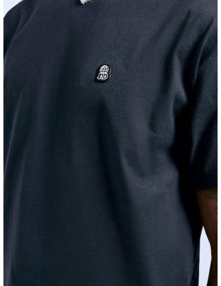 Dr Denim Ανδρικό T-shirt Κοντομάνικο Off Black DD Global - 1941116