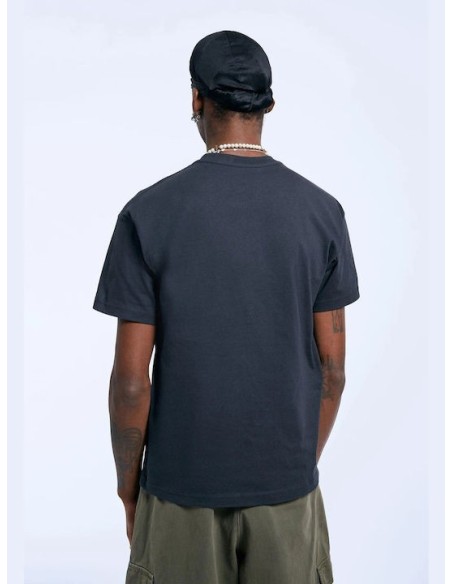 Dr Denim Ανδρικό T-shirt Κοντομάνικο Off Black DD Global - 1941116