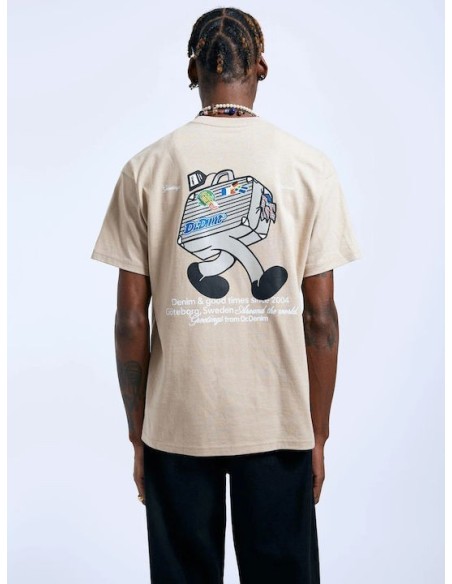 Dr Denim Ανδρικό T-shirt Κοντομάνικο Pale Taupe - 1941116.-pale_taupe