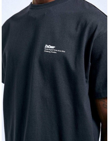 Dr Denim Ανδρικό T-shirt Κοντομάνικο Off Black World  - 1941116.-off_black