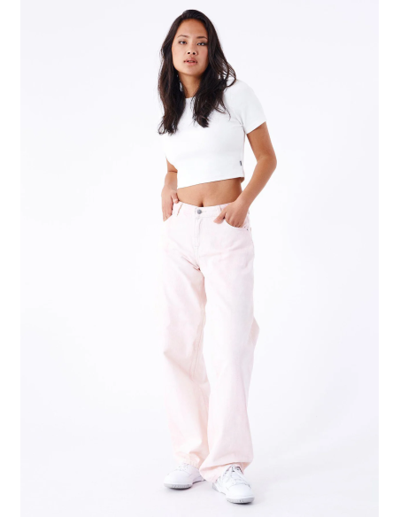 Dr Denim Γυναικείο Τζιν Παντελόνι Hill Pants - Marble Pink - 2310103-marble-pink