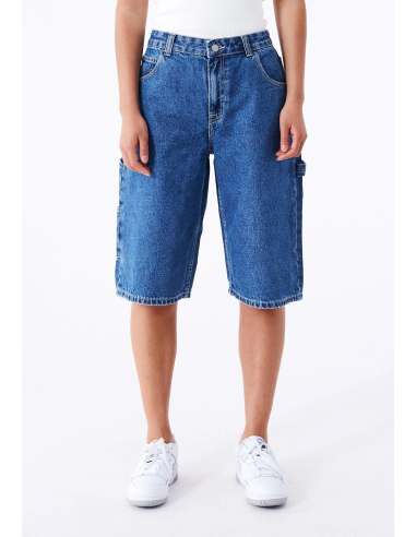 Dr Denim Bree Worker Pebble Mid Stone...