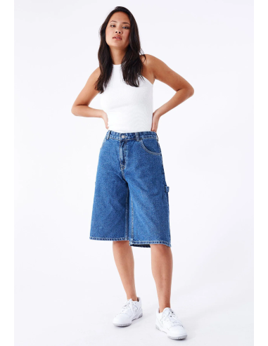 Dr Denim Bree Worker Pebble Mid Stone...