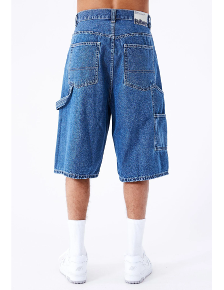 Dr Denim Vali Worker Pebble Mid Stone Shorts - 2410106