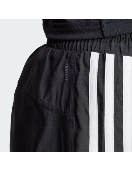 ADIDAS PACER TRAINING 3-STRIPES WOVEN HIGH-RISE SHORTS - IT7760