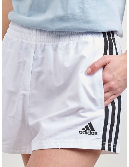 ADIDAS SHORTS 3 STRPS ESSENTIALS WOVEN WHITE WMNS - HA7154