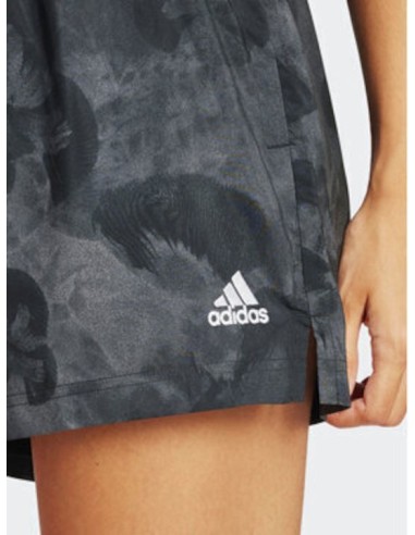 Adidas Floral Graphic Grey Shorts -...