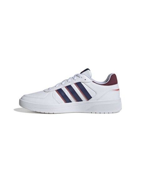 Adidas Courtbeat Ανδρικά Sneakers Λευκά με κόκκινο  - ID0507