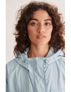 24COLOURS Γαλάζιο Αντιανεμικό Τζάκετ Με Κουκούλα - 90440 2