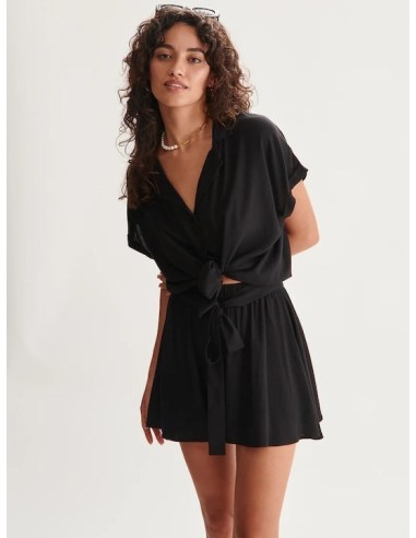 24COLOURS Black Shorts - 60818b