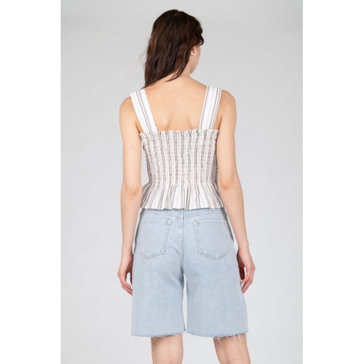24 COLOURS Shorts Slit Denim - 80321