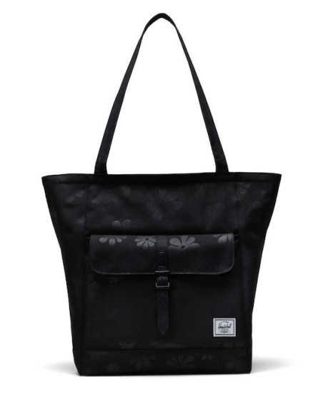 HERSCHEL RETREAT TOTE BLACK FLORAL SUN - 11401-06088