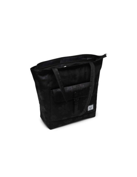 HERSCHEL RETREAT TOTE BLACK FLORAL SUN - 11401-06088