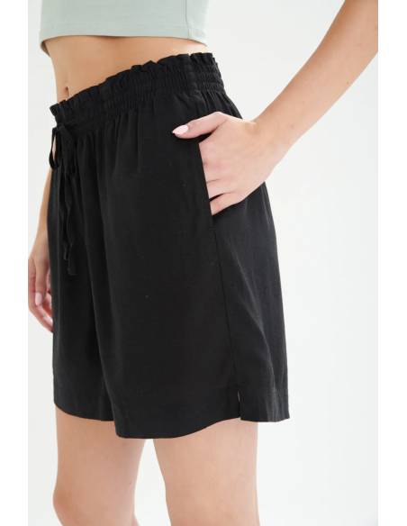 24COLOURS Black Shorts  - 60819b