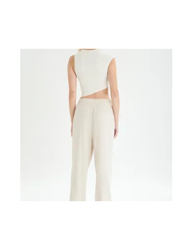 24COLOURS Trousers Beige - 60820a