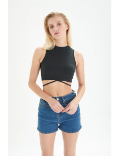 24COLOURS Blue Shorts - 80362