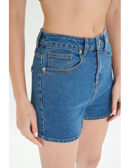 24COLOURS Blue Shorts - 80362