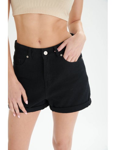 24COLOURS Black Shorts- 80361b