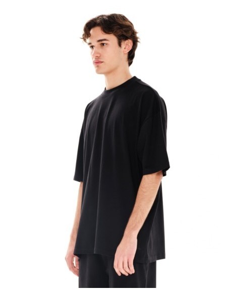 EMERSON ΜΟΝΟΧΡΩΜΟ ΑΝΔΡΙΚΟ ΚΟΝΤΟΜΑΝΙΚΟ OVERSIZED T-SHIRT - 241.EM33.100-black