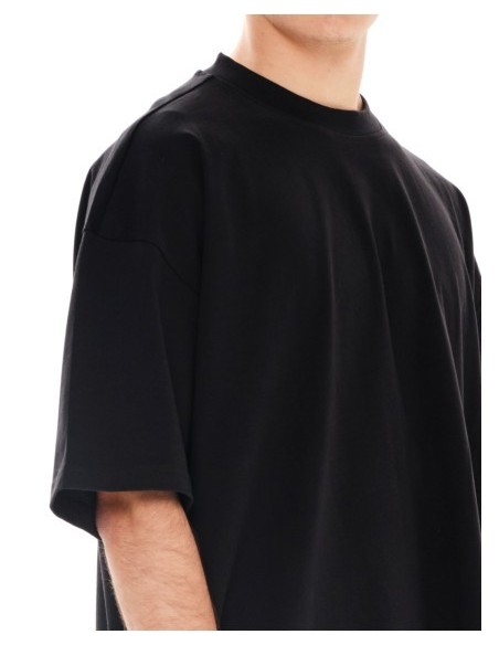 EMERSON ΜΟΝΟΧΡΩΜΟ ΑΝΔΡΙΚΟ ΚΟΝΤΟΜΑΝΙΚΟ OVERSIZED T-SHIRT - 241.EM33.100-black