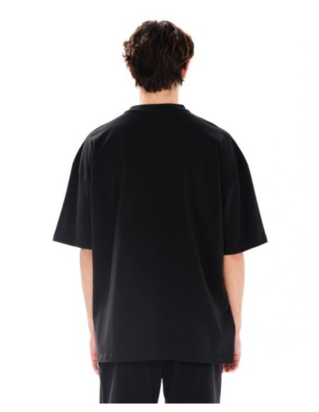 EMERSON ΜΟΝΟΧΡΩΜΟ ΑΝΔΡΙΚΟ ΚΟΝΤΟΜΑΝΙΚΟ OVERSIZED T-SHIRT - 241.EM33.100-black