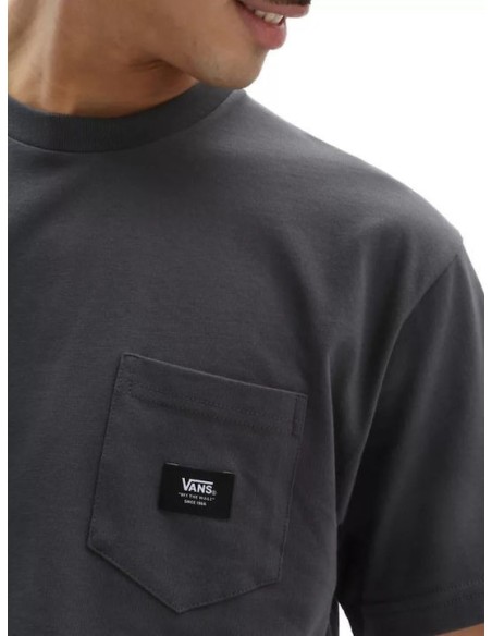 Vans T-Shirts Off The Wall II Pocket SS Asphalt- VN000G3Y1O7