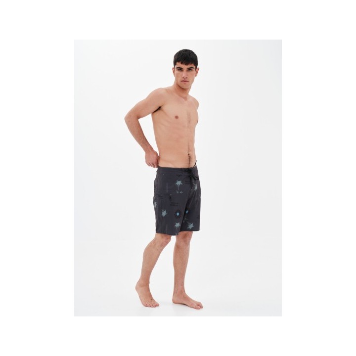 EMERSON SURF CO. ΑΝΔΡΙΚΟ ΑΝΑΚΥΚΛΩΜΕΝΟ BOARDSHORTS 49εκ. pr299 OFF BLACK-221.EM524.25CR
