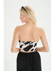 24 Colours Cropped Top animal - 12175a 2