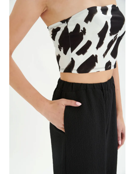 24 Colours Cropped Top animal - 12175a