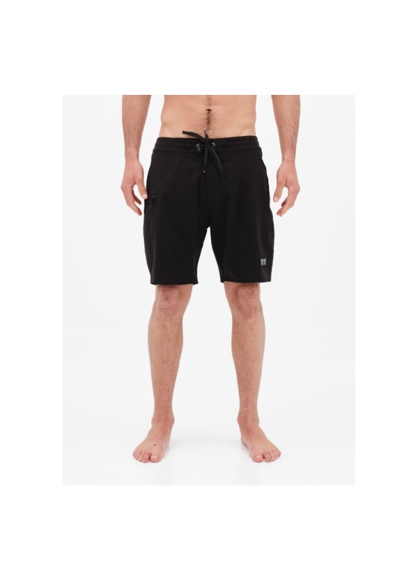 BASEHIT ΑΝΔΡΙΚΟ ΜΟΝΟΧΡΩΜΟ BOARDSHORTS 49cm BLACK-221.BM528.28