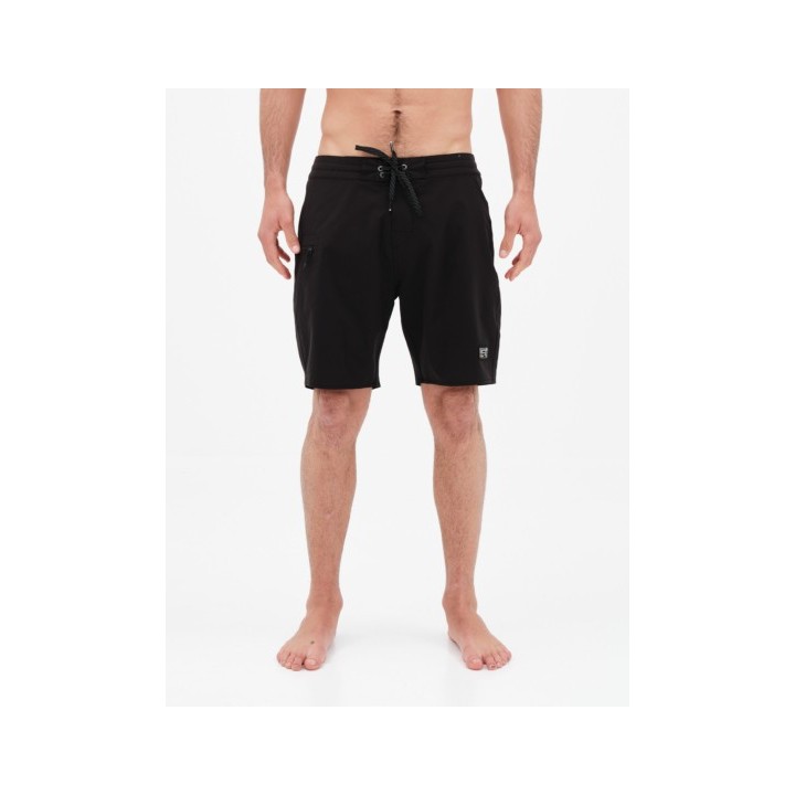 BASEHIT ΑΝΔΡΙΚΟ ΜΟΝΟΧΡΩΜΟ BOARDSHORTS 49cm BLACK-221.BM528.28