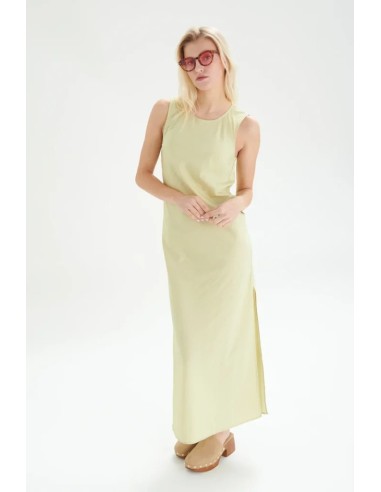 24COLOURS Φόρεμα Lime- 21136a