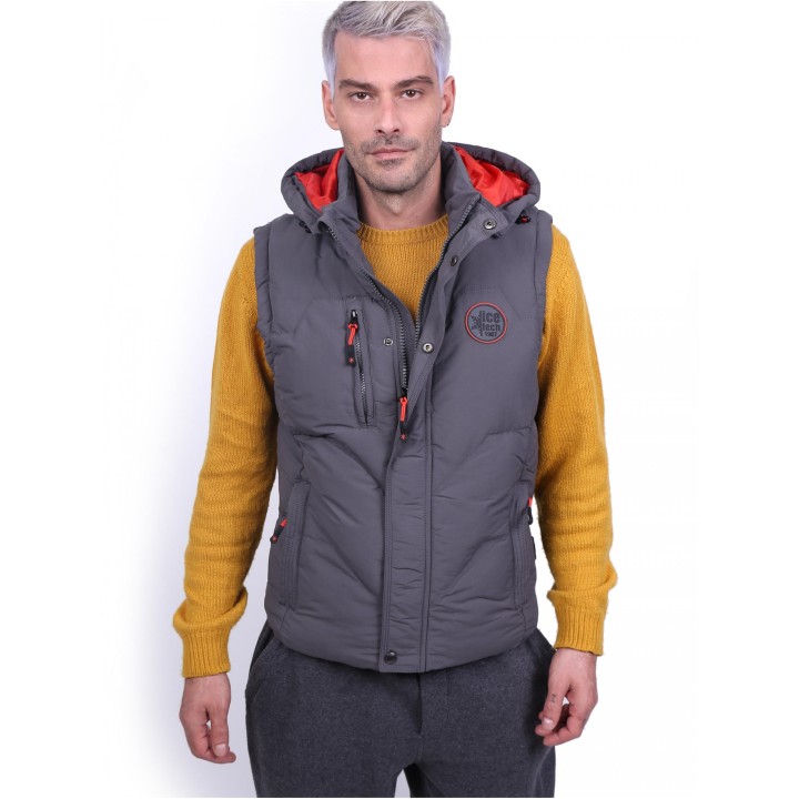 Ανδρικό μπουφάν Ice tech G625 grey | urbanfashion.gr