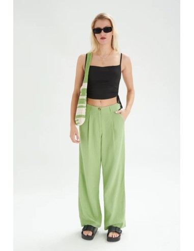 24COLOURS Pants in Green - 60834b