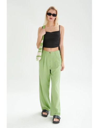 24COLOURS Pants in Green - 60834b
