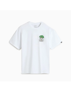 Vans T-Shirts Down Time SS Tee White-VN000G64WHT1